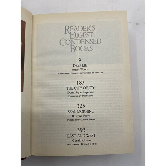 Reader’s Digest Condensed Books 1st Ed 1987 Leather Bound w/ Gilt Edges - NM - Picture 3 of 10